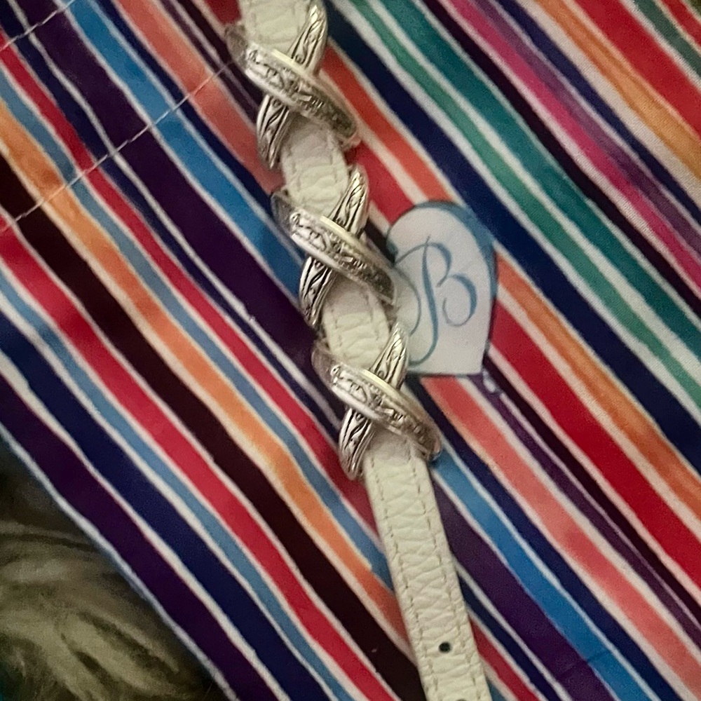Brighton Silver and White Bracelet